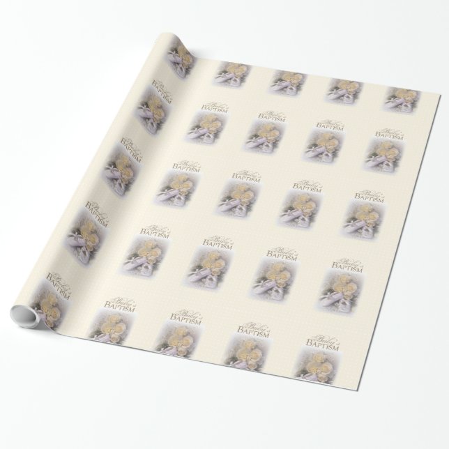 Barnets dop neutral, anpassningsbart namn, Liam Presentpapper (Utrullad)