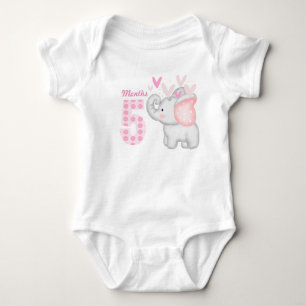 Barnets fem månaders body t shirt