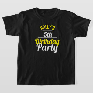 Barnets femte Födelsedagsfest T-Shirt