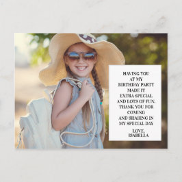 Barnets Födelsedagsfest Photo Tack Vykort