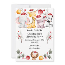 Barnets Födelsedagsfest under julen