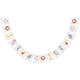 Barnets Födelsedagsfest under julen Vimplar