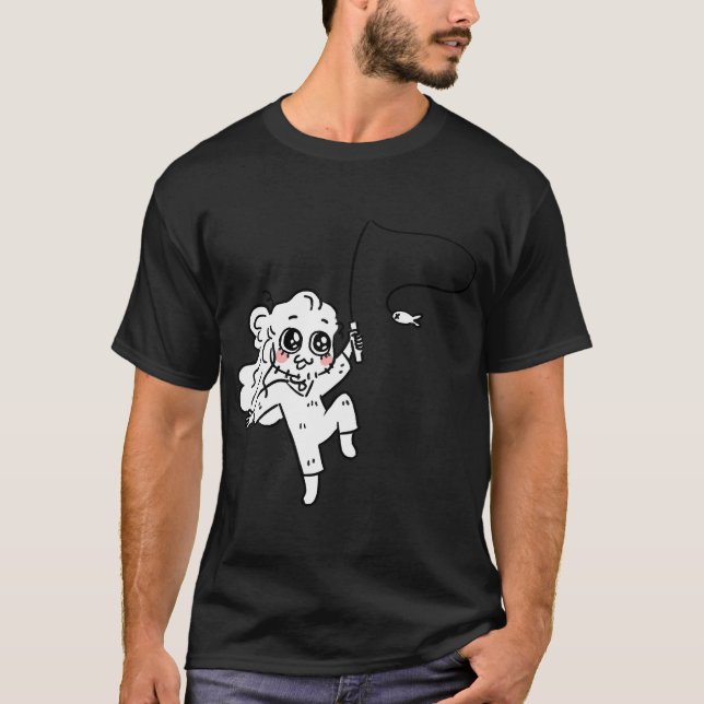 barnets första fisk t shirt (Framsida)