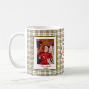 Barnets första jul anpassat namn foto minnessaker kaffemugg