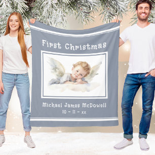 Barnets första jul-Baby-ängel Fleecefilt