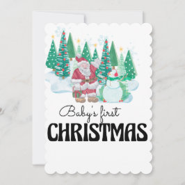Barnets första jul julkort