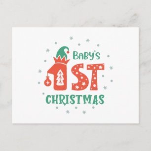 Barnets första jul vykort
