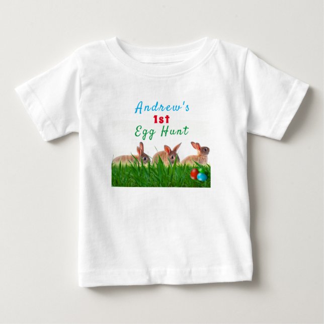Barnets första påskäggsjakt t shirt (Framsida)