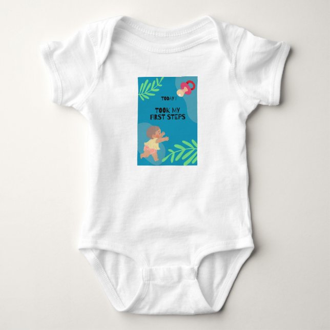 Barnets första steg t shirt (Framsida)
