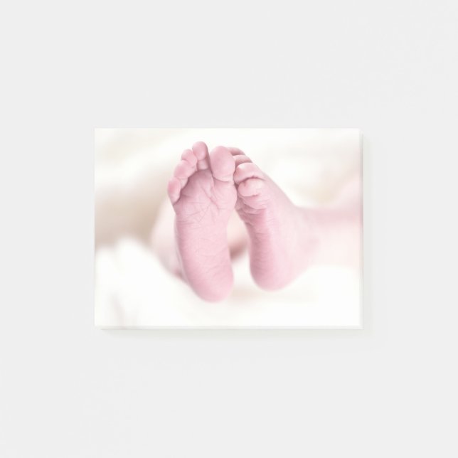 Barnets fötter post-it block (Framsida)