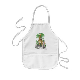 Barnets Giraffe Apron Barnförkläde