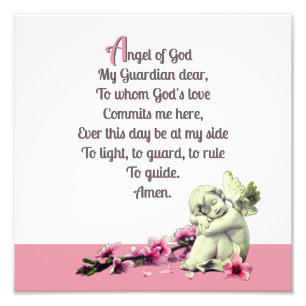 Barnets Guardian Angel Fototryck