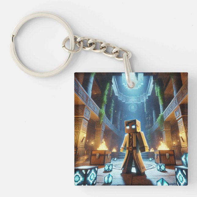 Barnets ID-Märkre Blockstyle Minecrafty Äventyr (Framsidan)