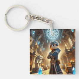 Barnets ID-Märkre Blockstyle Minecrafty Äventyr