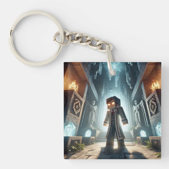 Barnets ID-Märkre Blockstyle Minecrafty Äventyr (Framsidan)