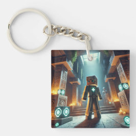 Barnets ID-Märkre Blockstyle Minecrafty Äventyr