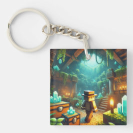 Barnets ID-Märkre Blockstyle Minecrafty Äventyr