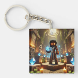 Barnets ID-Märkre Blockstyle Minecrafty Äventyr