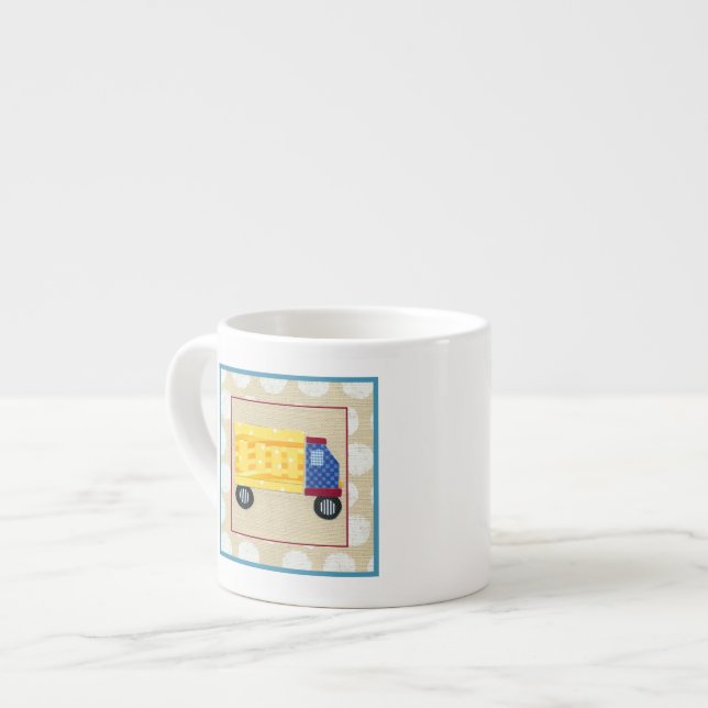 Barnets Lastbil efter Chariklia Zarris Espressomugg (Framsida vänster)