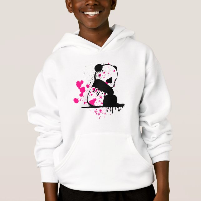 Barnets överdragshuva t shirt (Framsida)
