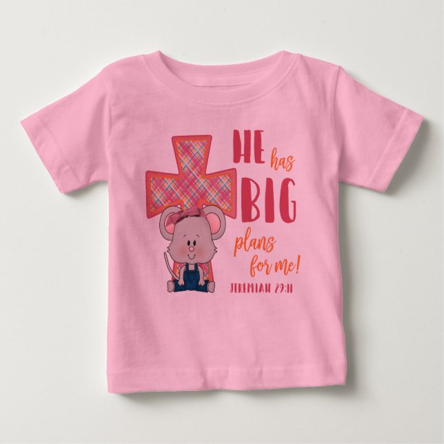 Barnets T-Shirt, han har stora planer för mig T Shirt (Framsida)