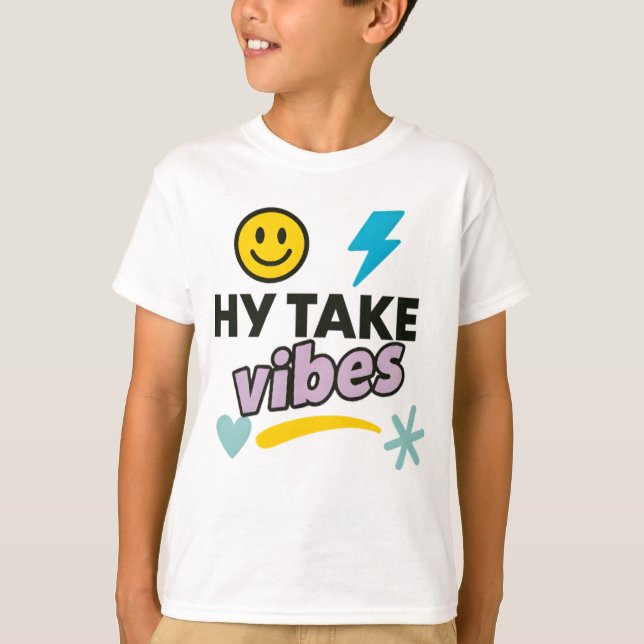 Barnets t-shirt med ukrainsk inskription (Framsida)