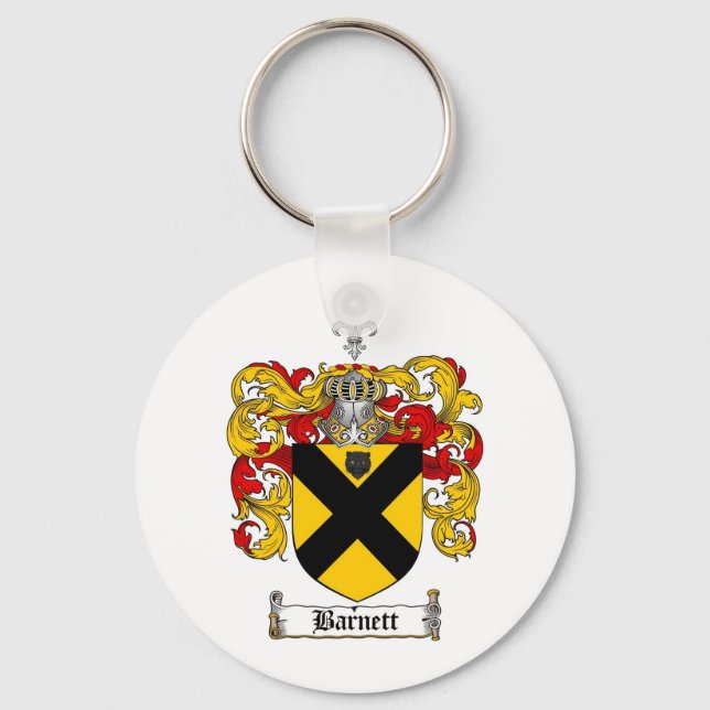 BARNETT FAMILY CREST - BARNETT JACKAT AV ARM NYCKELRING (Framsida)