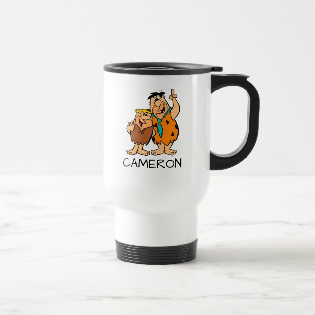 Barney Rubble och Fred Flintstone Resemugg (Höger)