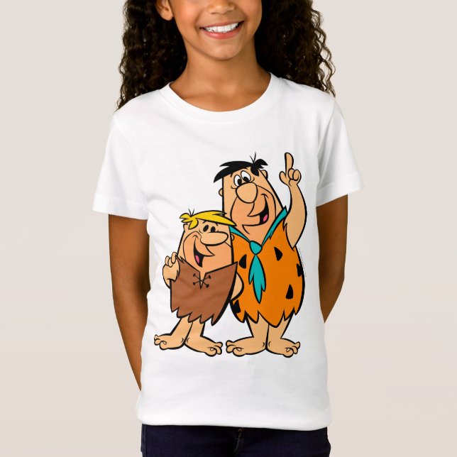 Barney Rubble och Fred Flintstone Tee (Framsida)