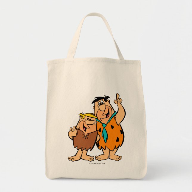 Barney Rubble och Fred Flintstone Tygkasse (Framsidan)