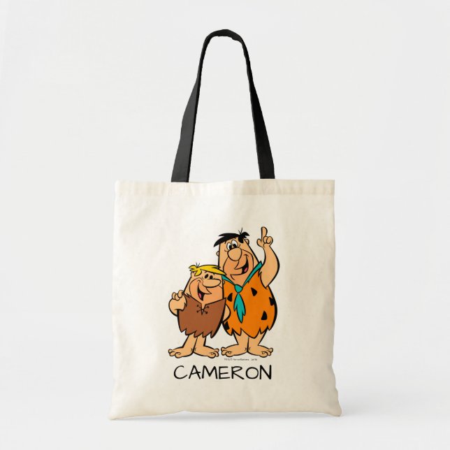 Barney Rubble och Fred Flintstone Tygkasse (Framsidan)