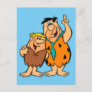 Barney Rubble och Fred Flintstone Vykort