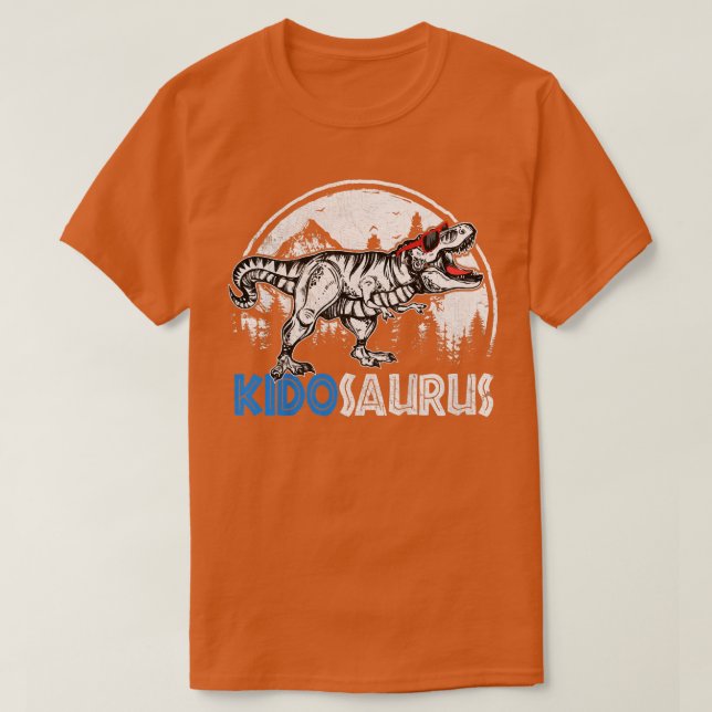Barnfamiljen Dinosaur T Rex - Baby Saurus Funny Ki T Shirt (Design framsida)