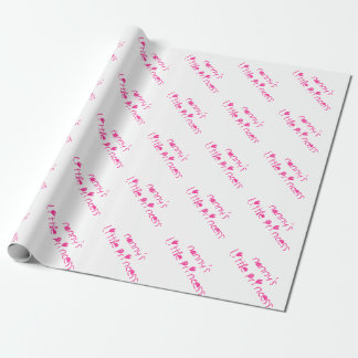Barnflicka lite Princess Wrapping Skyla över Presentpapper