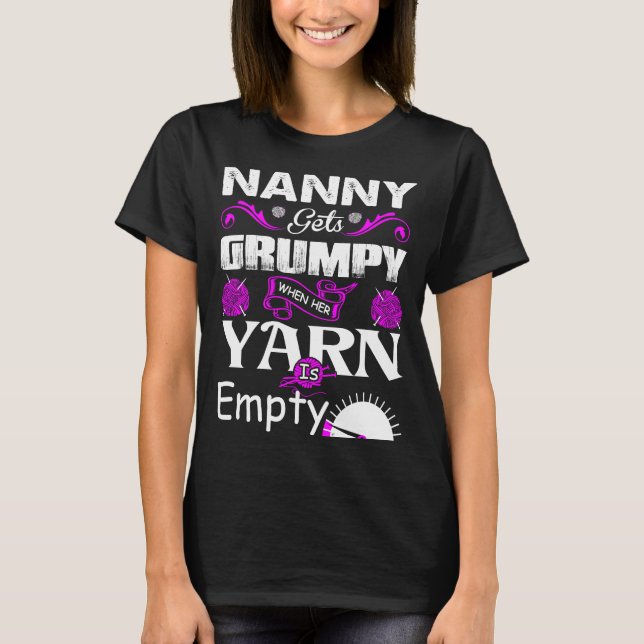 Barnflickan får Grumpy, när hon garn är den tomma Tröja (Framsida)