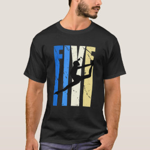 Barnflickor Gymnastika 5:e födelsedagen för gymnas T Shirt