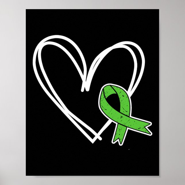 Barnflickor Hjärtar med psykiska hälsoproblem Medv Poster (Framsidan)