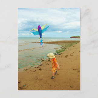 Barnflygande Kite Vykort