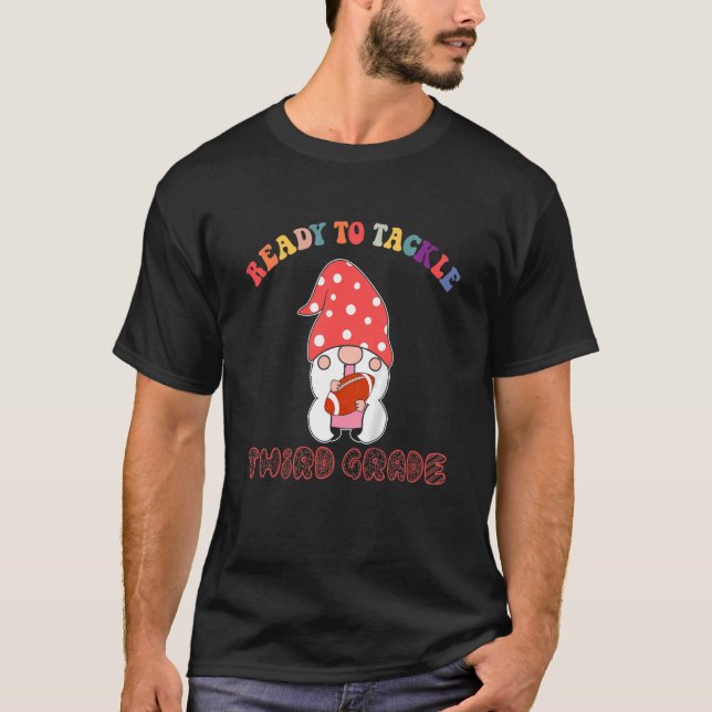Barnfotboll 3 Klass 1: a skoldagen tillbaka T Shirt (Framsida)