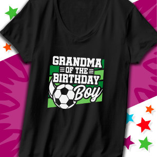 Barnfotboll Party farmor från födelsedagstjocken T Shirt