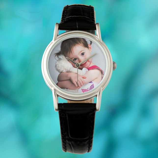 Barnfoto, bojvän, make/maka, Mamma eller sällskaps Armbandsur (Skapare uppladdad)