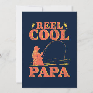 Barnfoto Fisket Papa Supercool Pappa Fars Dag Kort