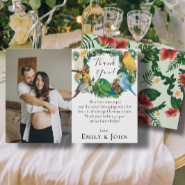 Barnfoto för Tropical baby Parrots Vild Baby Showe Tack Kort