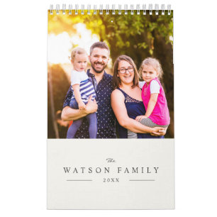 Barnfoto i modern enkel Chic Kalender