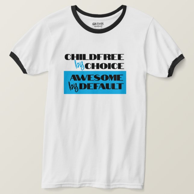 Barnfri genom val, fantastisk som standard t shirt (Design framsida)