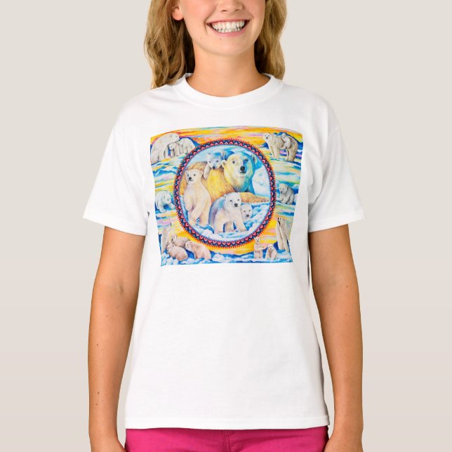 Barnhanes ComfortBlend® Hoodie Tee (Framsida)