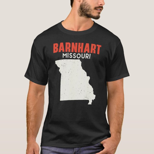 Barnhart Missouri USA State America Travel Missour T Shirt (Framsida)