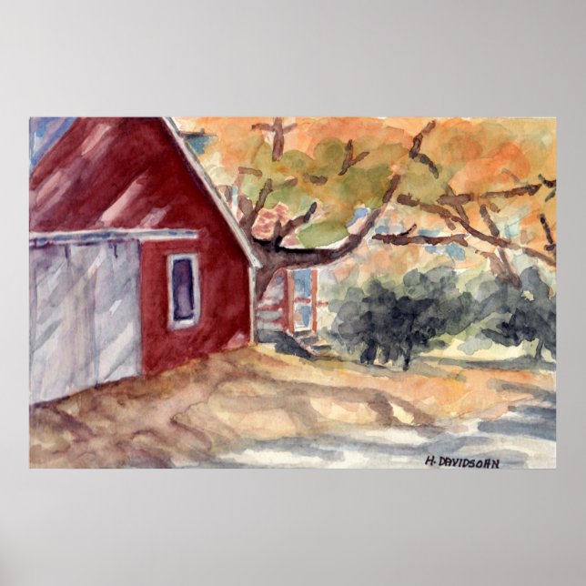 BARNHOUSE - POSTER - CANVAS ART - H DAVIDSOHN (Framsidan)