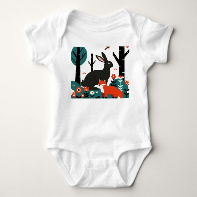 Barnillustration T Shirt (Framsida)