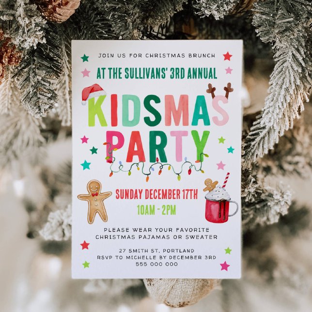 Barnjul Julfest Inbjudan (Skapare uppladdad)